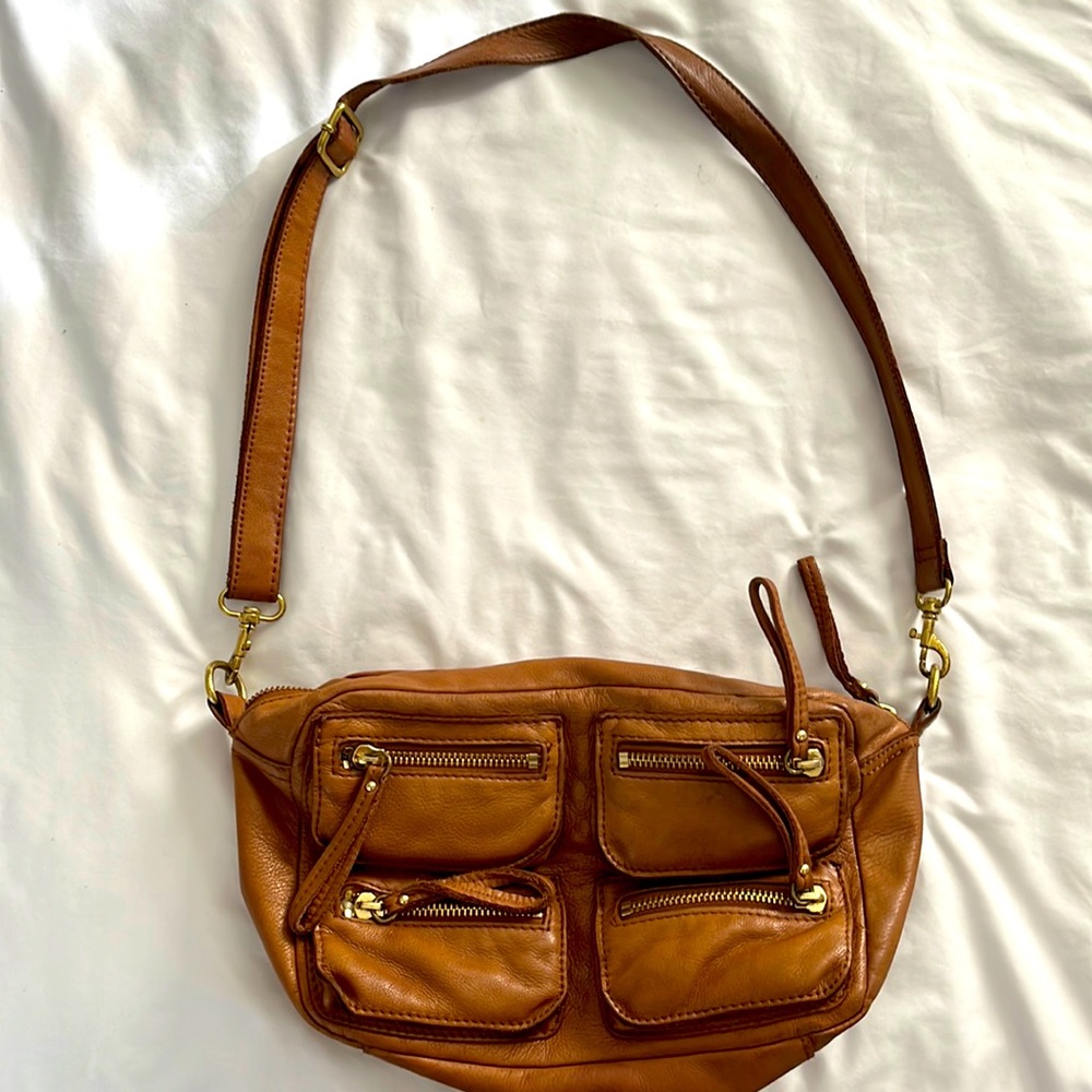 Linnea Pelle purse, real leather, fair condition